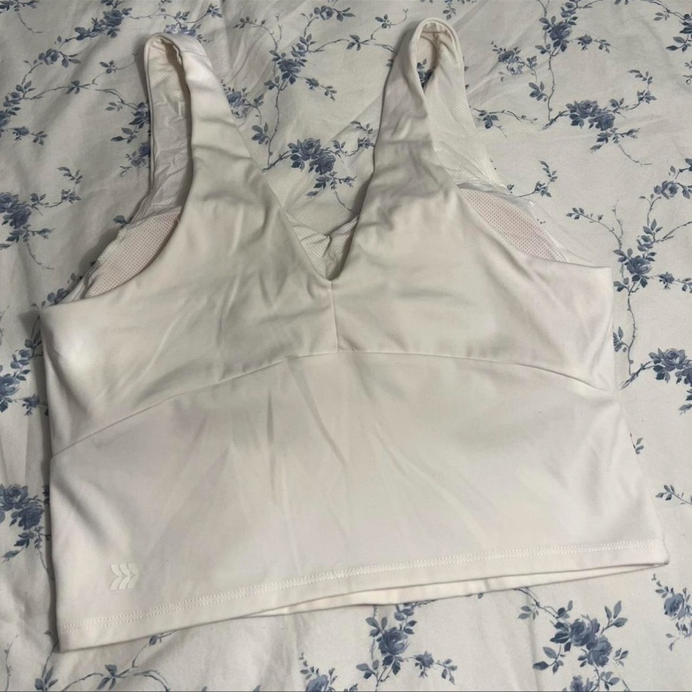 White All in Motion Sports Bra